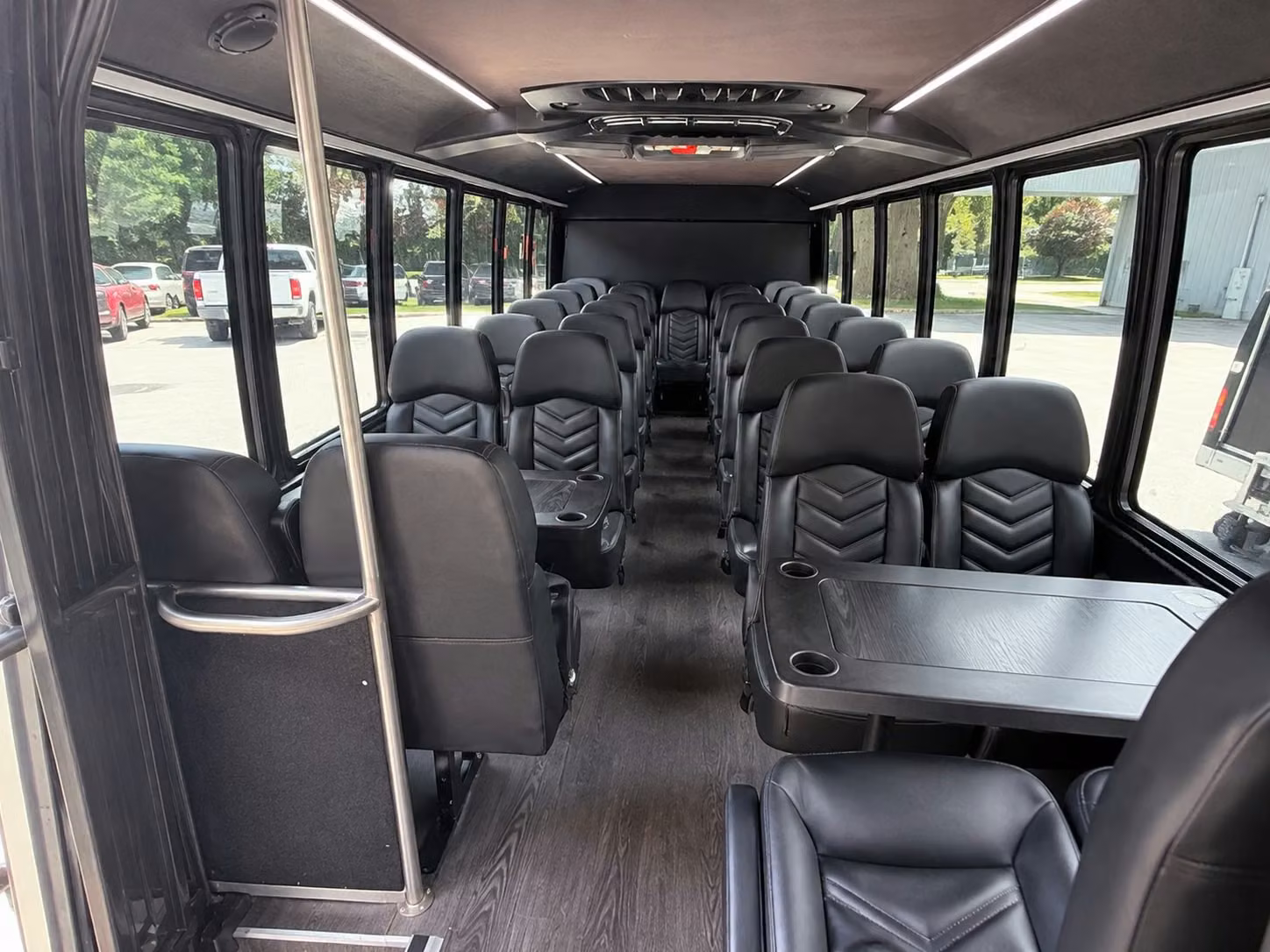 18 passenger minibus interior