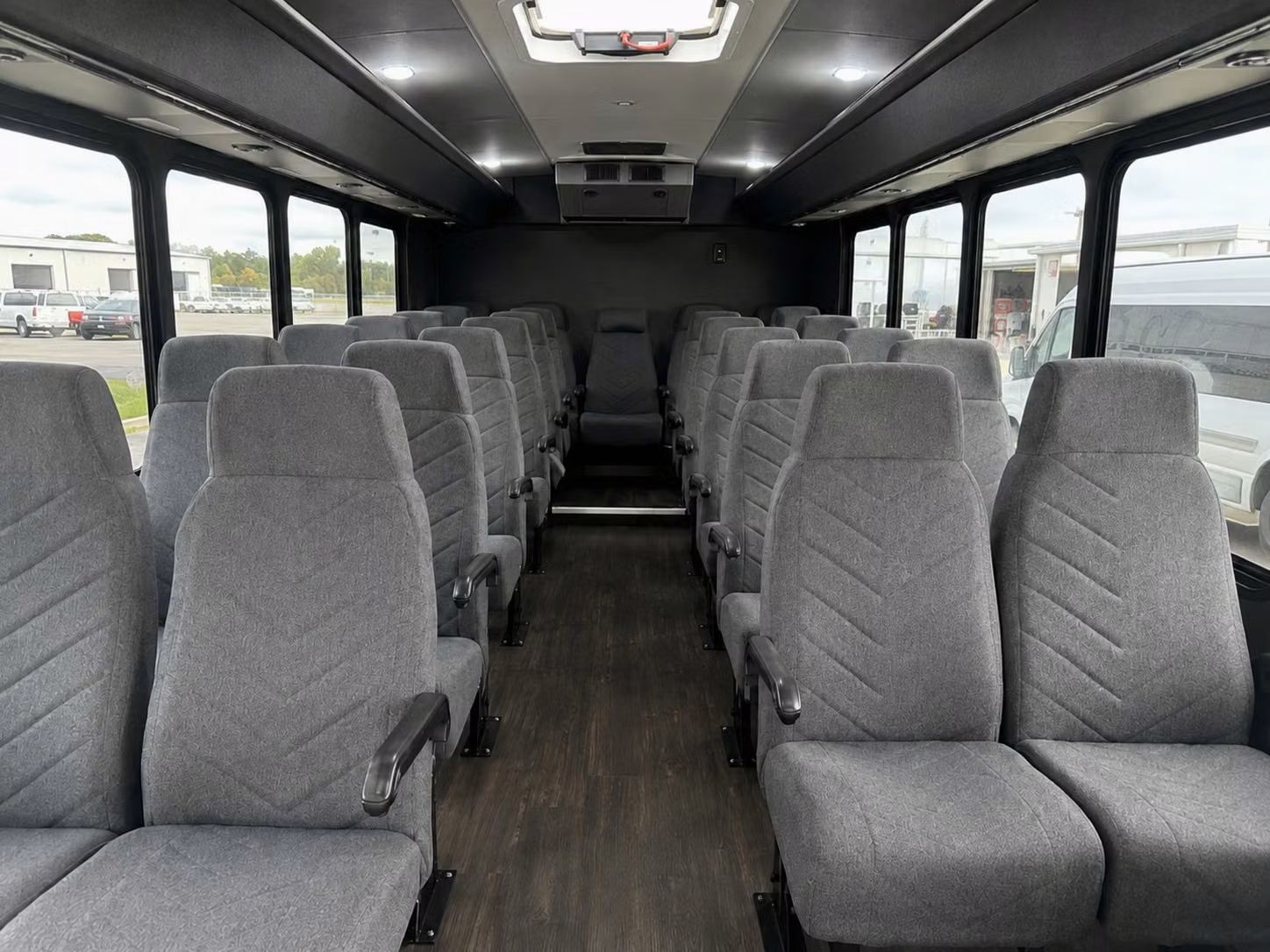 20 passenger minibus interior