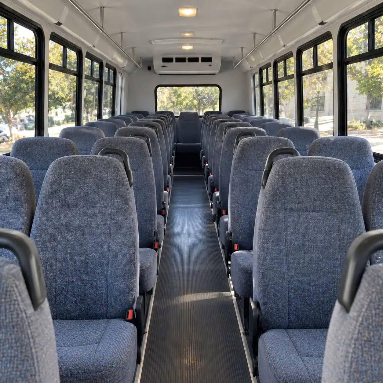 25 passenger minibus interior