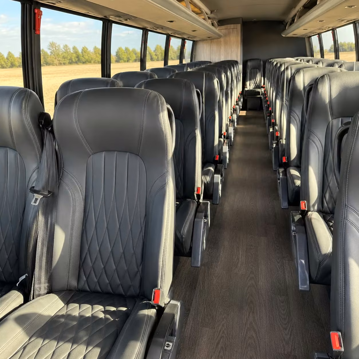 35 passenger minibus inside