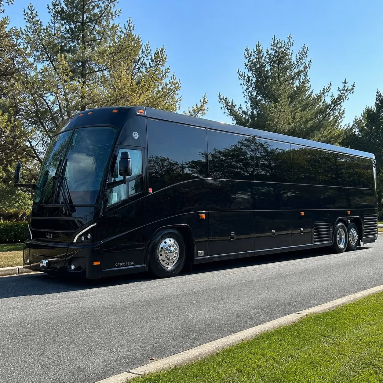 bronx charter bus rental exterior